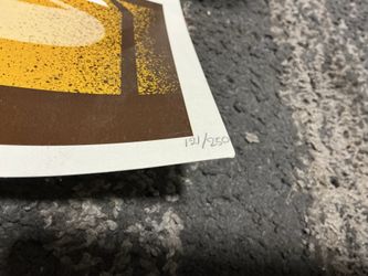 Tom petty last show poster numbered