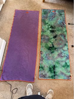 Manduka Yogitoes Yoga Towels – Set of 2 for $50 or $25  Each