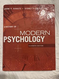 A History Of Modern Psychology 11th Edition 
