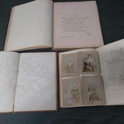 RARE 1800s SENTIMENT ALBUMS 