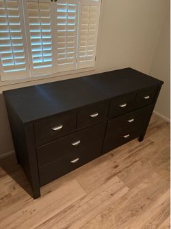 Black Dresser (Sealed w/ Furniture Wax)