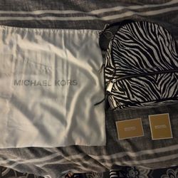 Michael Kors Large Zebra Backpack 