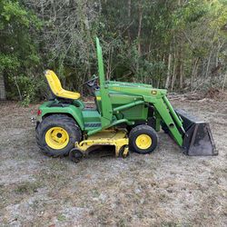 John Deere 445 Tractor with Loader