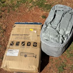 sun protection folding camping trailer