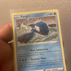 Pokémon Holo Kyogre 