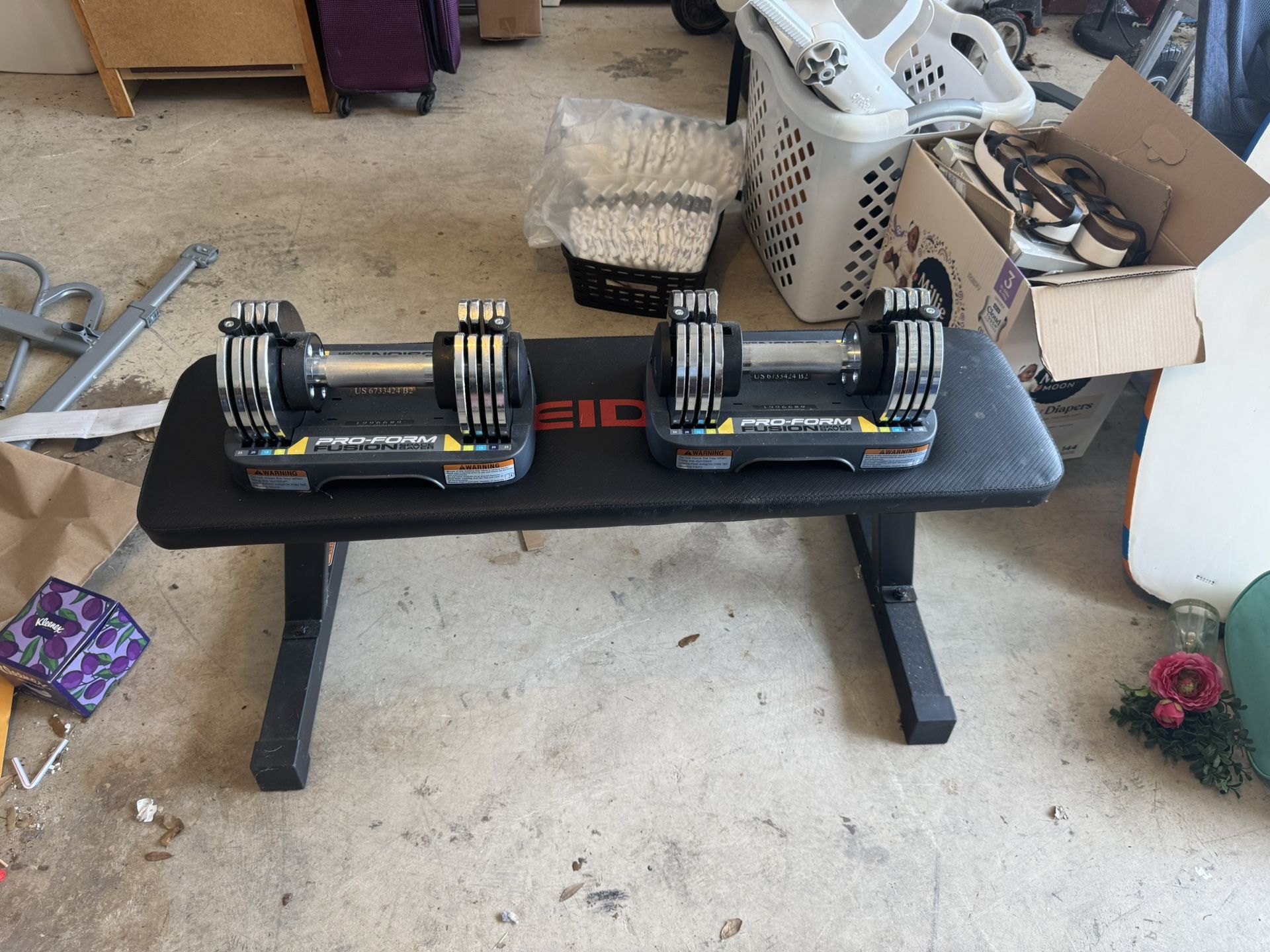 π¦ Weight Bench + 2 Sets of ProForm Fusion Adjustable Weights β Bundle Deal!
