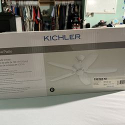 Kichler 52 Inch Renew Patio Fan (Brushed Nickel)