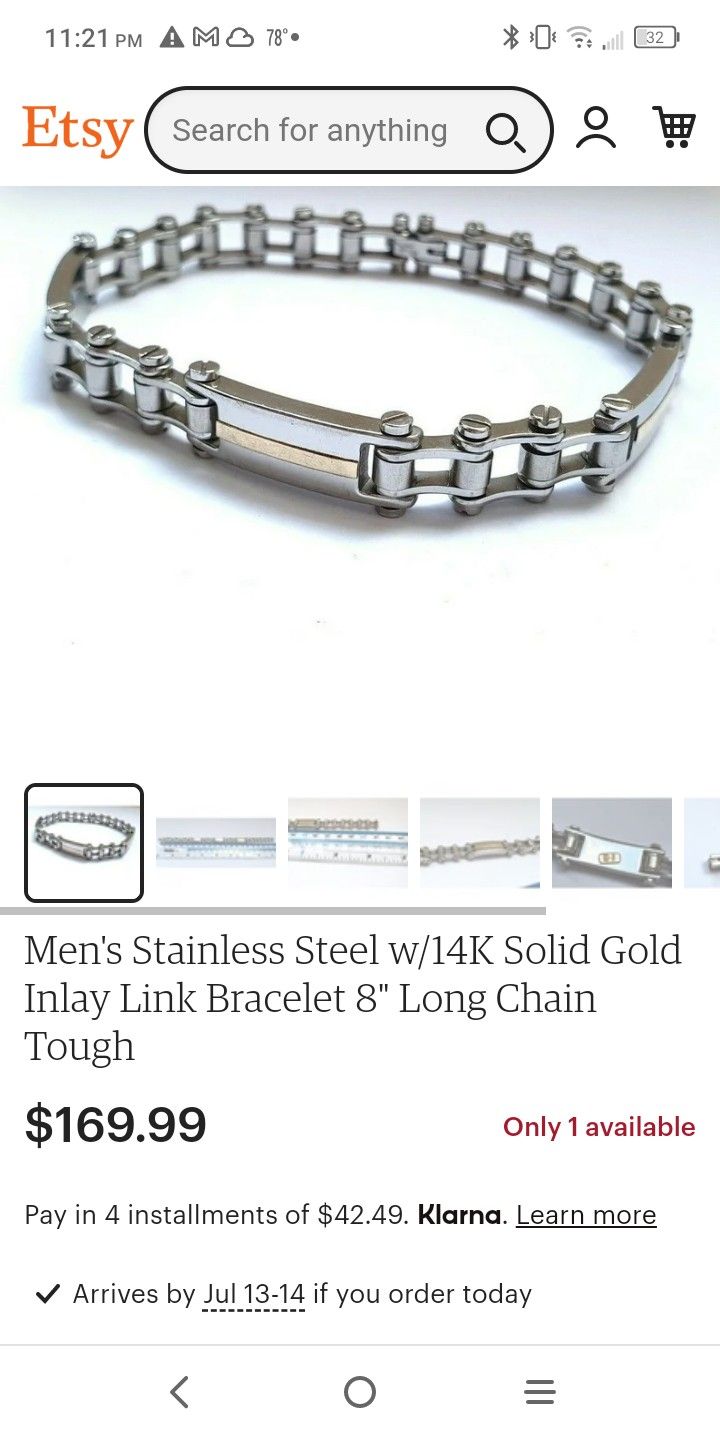 Men's 14k Bracelet