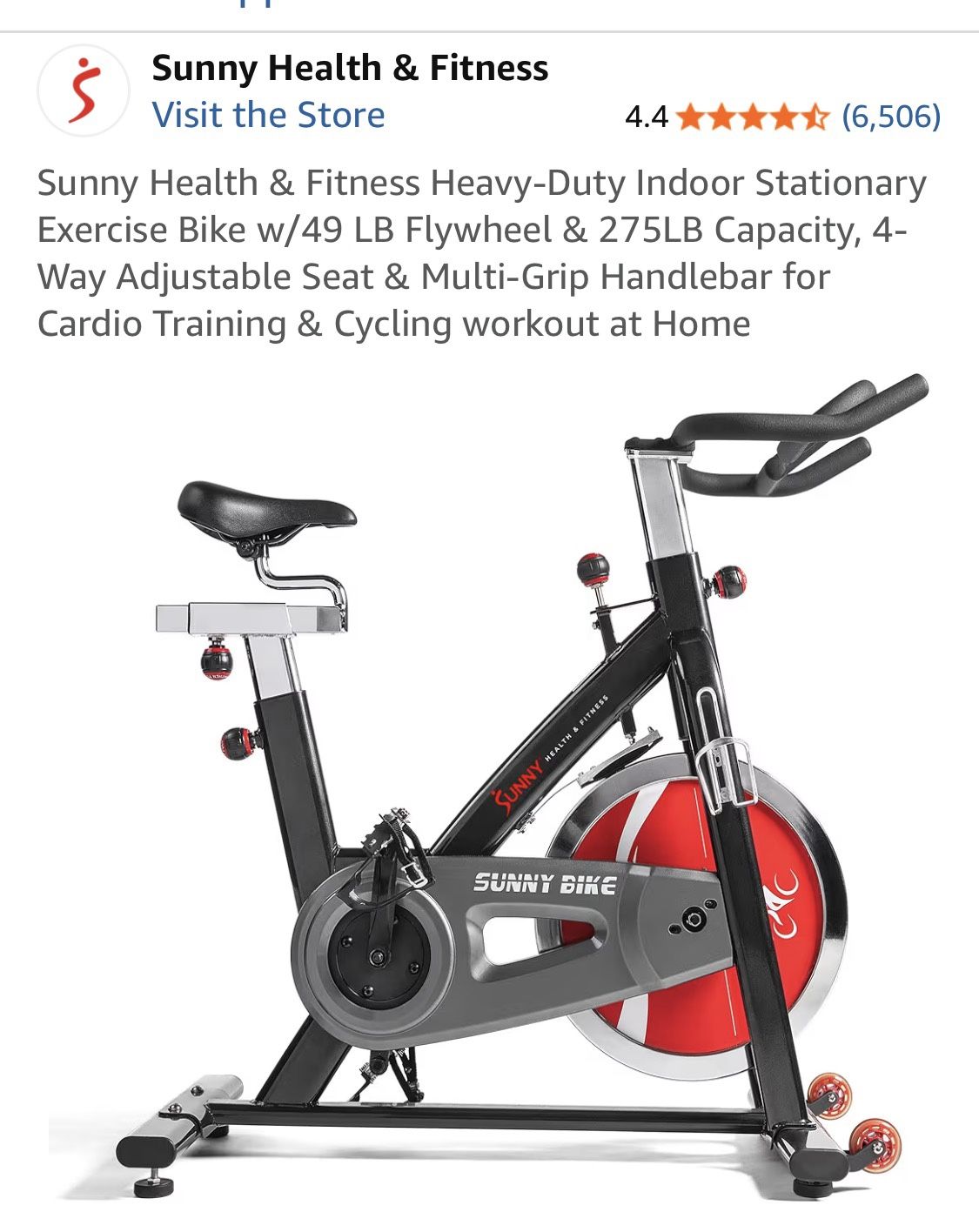 Bike. Stationary Exercise