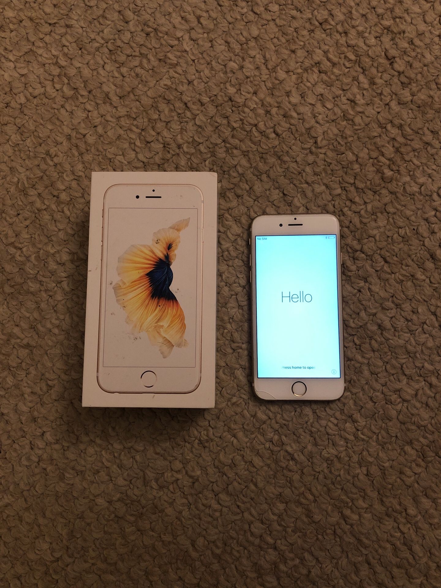 Apple iPhone 6s gold 64gb at&t