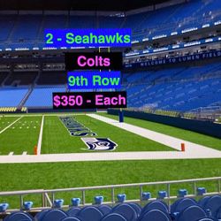 Seahawks Colts Tickets 