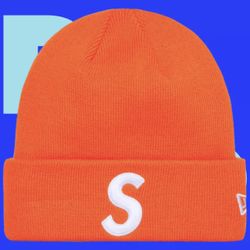Supreme S Logo Beanie (Orange)