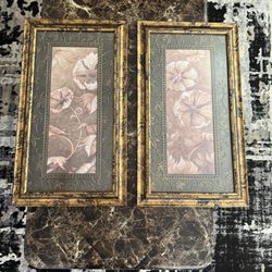 Framed Floral Wall Art