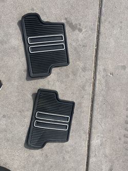 2 Camaro Back Floor Mats 