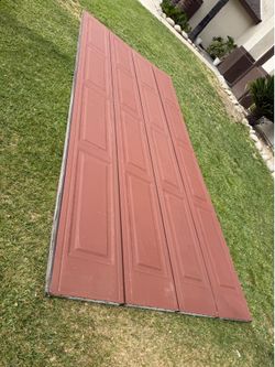 Garage door 16x7 used