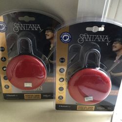 Carlos Santana Waterproof Clip On Speaker —Red.