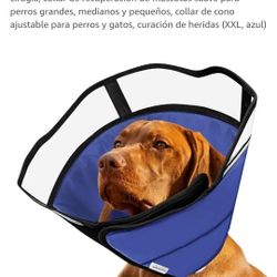 Cryptdogle
Cryptdogle Upgraded Dog Cone Collar for After Surgery, Soft Pet Recovery Collar for Large Medium Small Dogs, Adjustable Cone Collar Protect