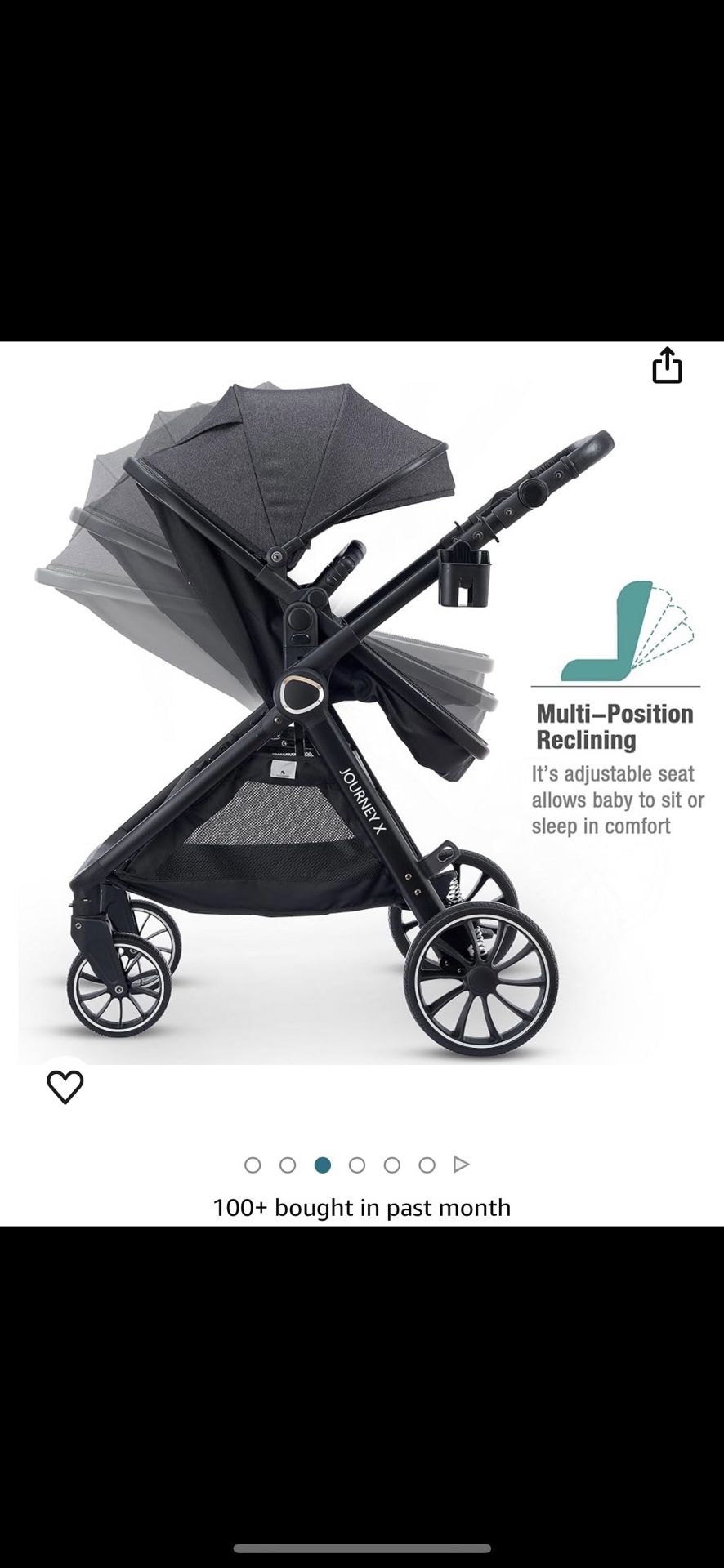 New  2 in 1 convertable stroller