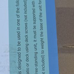 10’ Patio Umbrella New In Box.  