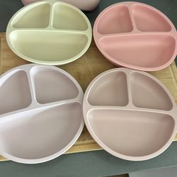 silicone baby plates