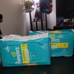 Pampers Newborn And Size 2