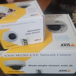 Axis Network Cameras Wide Angle Domes With IR - Brand New