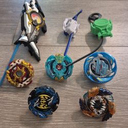 Beyblades + Launchers