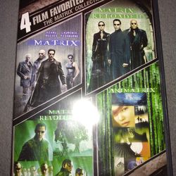 The Matrix Collection. Four Favorite Films! Warner Brothers Films.