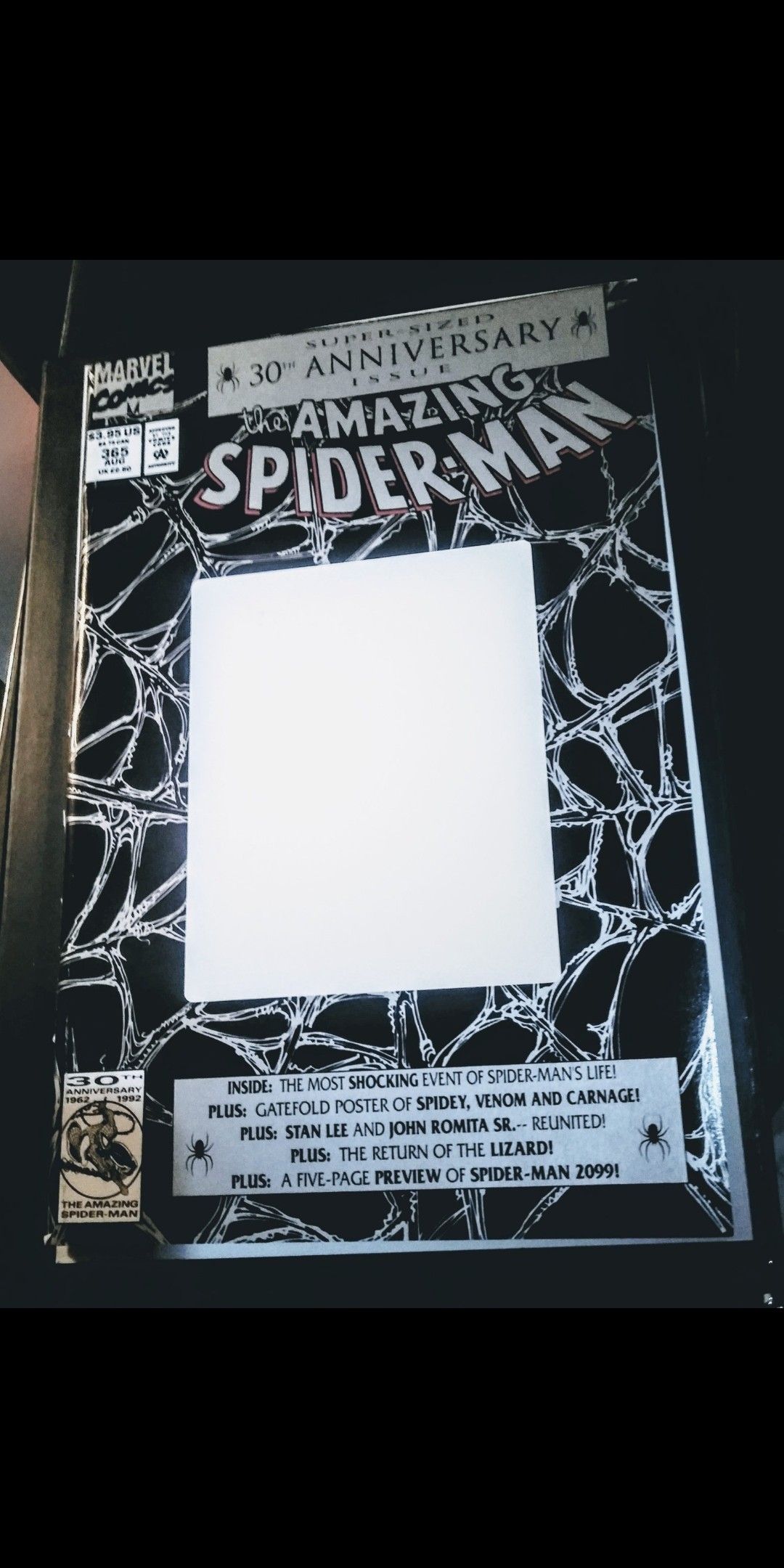 Rare Error Amazing Spiderman #365 missing hologram
