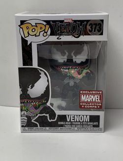 Funko Pop Marvel Collector Corps Venom #373 Vinyl Figure Movie W/ Protector New