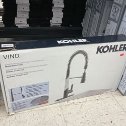 Kohler Semi-professional Pull-down Kitchen Faucet Matte Black Finish