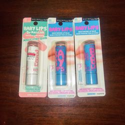 Maybelline BabyLips $3 EACH-- X Streets Ray/ Higley 