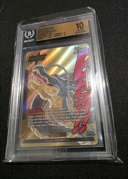 Dragonball FW Manga Booster 02 Shenron FB07-097 L* Gold Alt Art BGS 10 Pristine