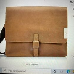 Jost Large 42cm  Stone Brown Vintage Satchel Messenger Bag