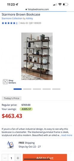 ASHLEY’S STARMORE BOOKSHELF