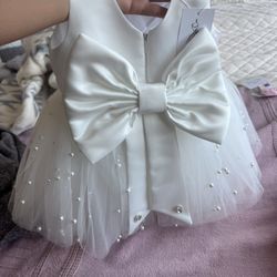 Christening Gown ,Baby Shoes,White Baptism Dress,Newborn Baby Gift,Christening Dress,White Pearl Dress,Baby Gift Box,Baptism Gift Girl