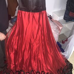 Prom Dress Red And Black
