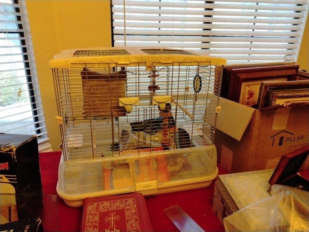 Birdcage With Accessories 