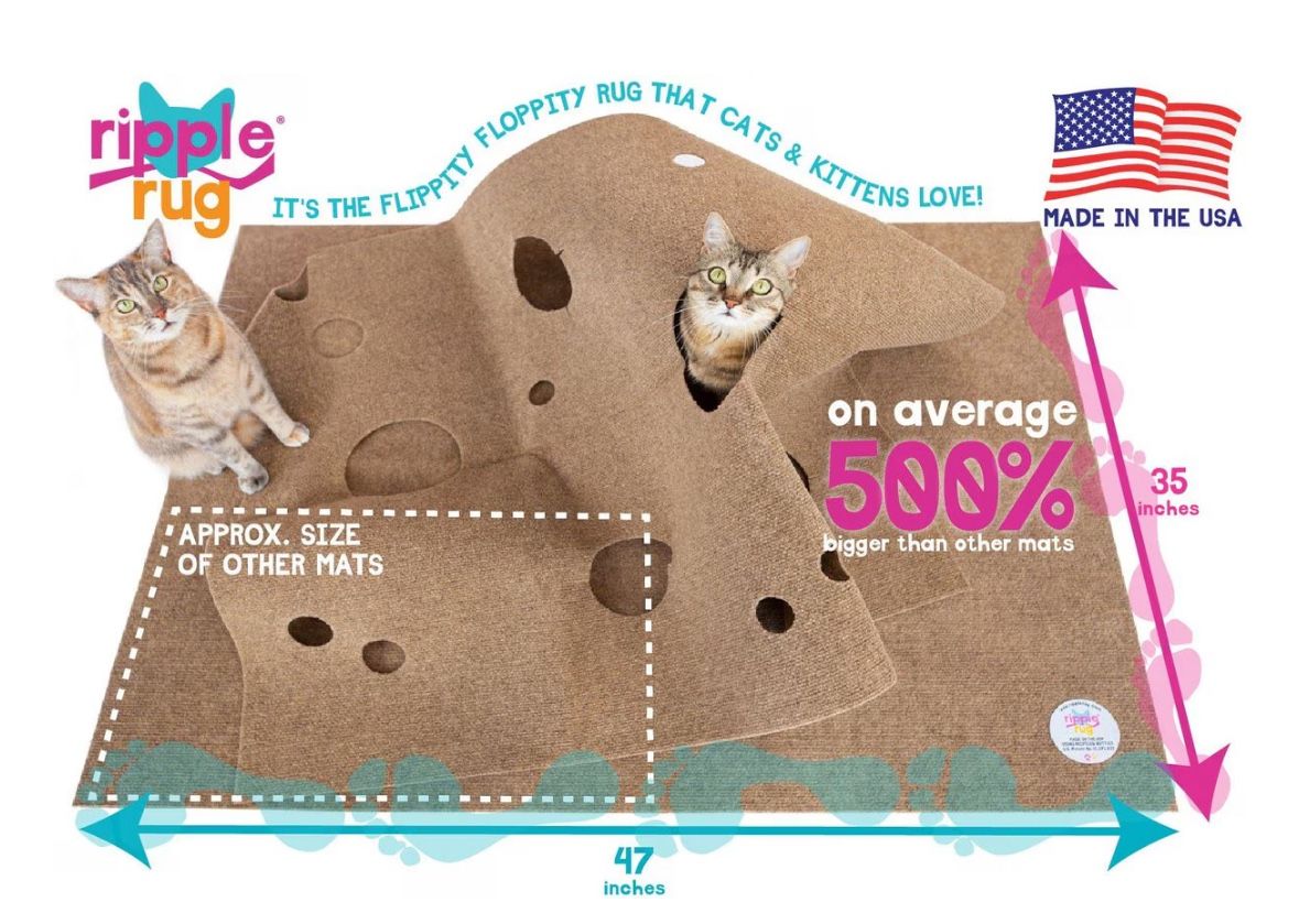 Ripple Rug Hide And seek Cat Toy, Clean, Great condition