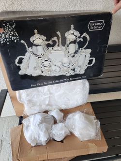 Elegance silver tea set