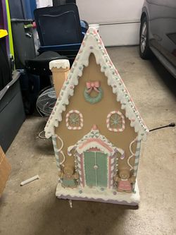 Large Christmas Gingerbread House Decoration