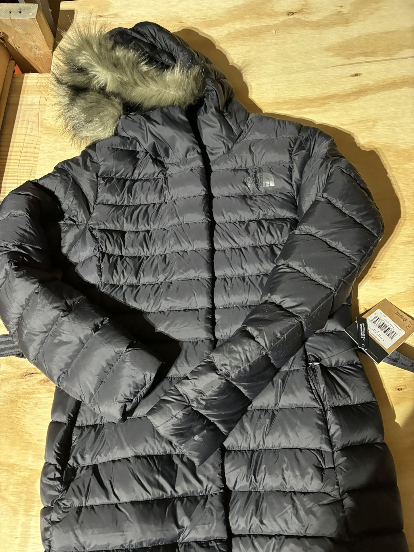 Women’s North Face Parka Fur Hoodie Size Medium