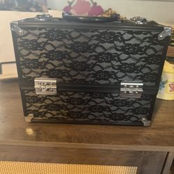 Victoria’s Secret Black Lace Train Case