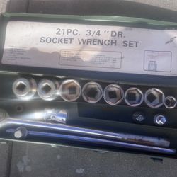 3/4 Drive Socket Set - Heavy Duty Huge Sockets 