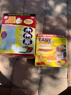 As seen on TV Eggstractor and Easy Eggwich