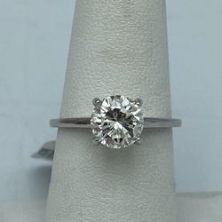14kt White Gold 1.64ct Natural Diamond Ring