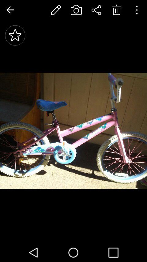 Huffy 20' girls bike"pink"