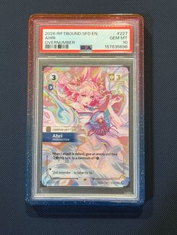 2026 RIFTBOUND: LEAGUE OF LEGENDS SFD-SPIRITFORGED AHRI INQUISITIVE PSA 10