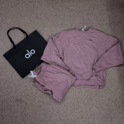 vintage pink ALO set 