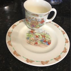 Easter Coffee Cup And Plate